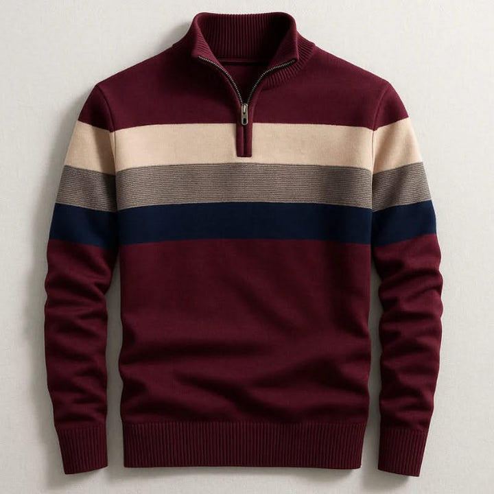 Stripara™ Quarter-Zip Pullover
