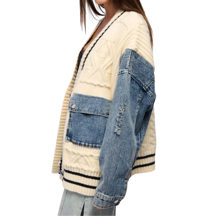 Hazel™ Denim Cardigan