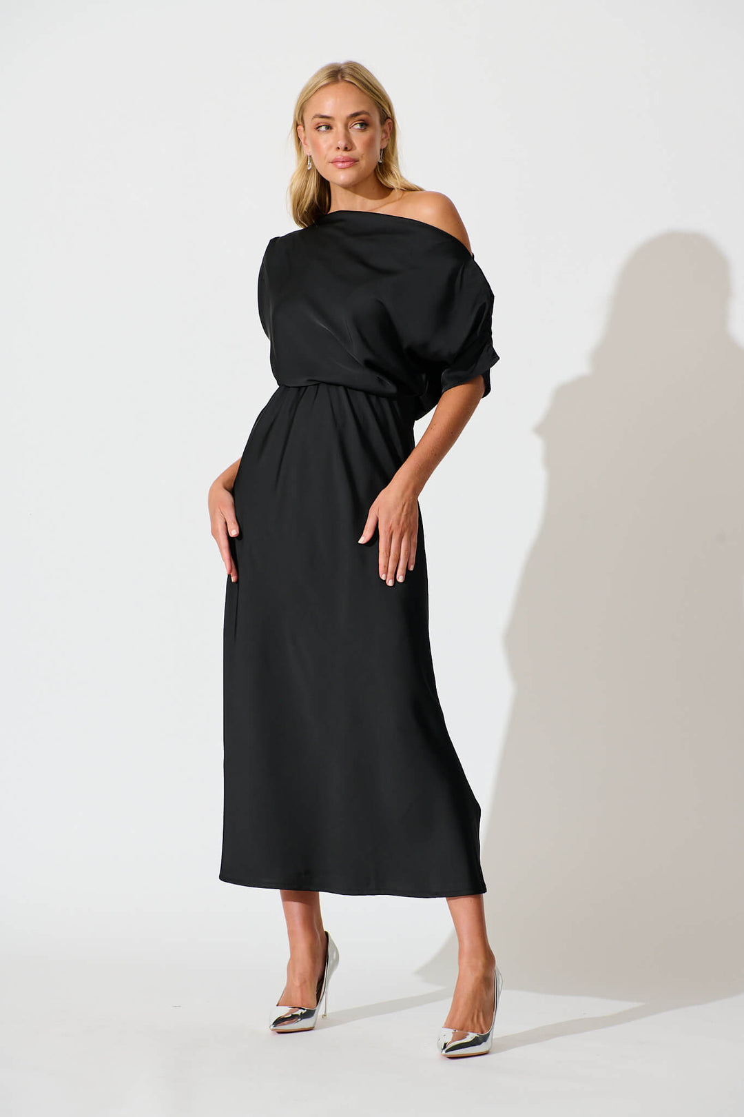 Naomi™ Satin Dress