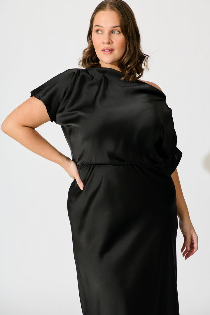 Naomi™ Satin Dress