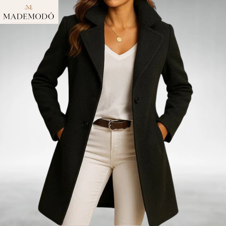 Elara™ Elegant Long Winter Coat
