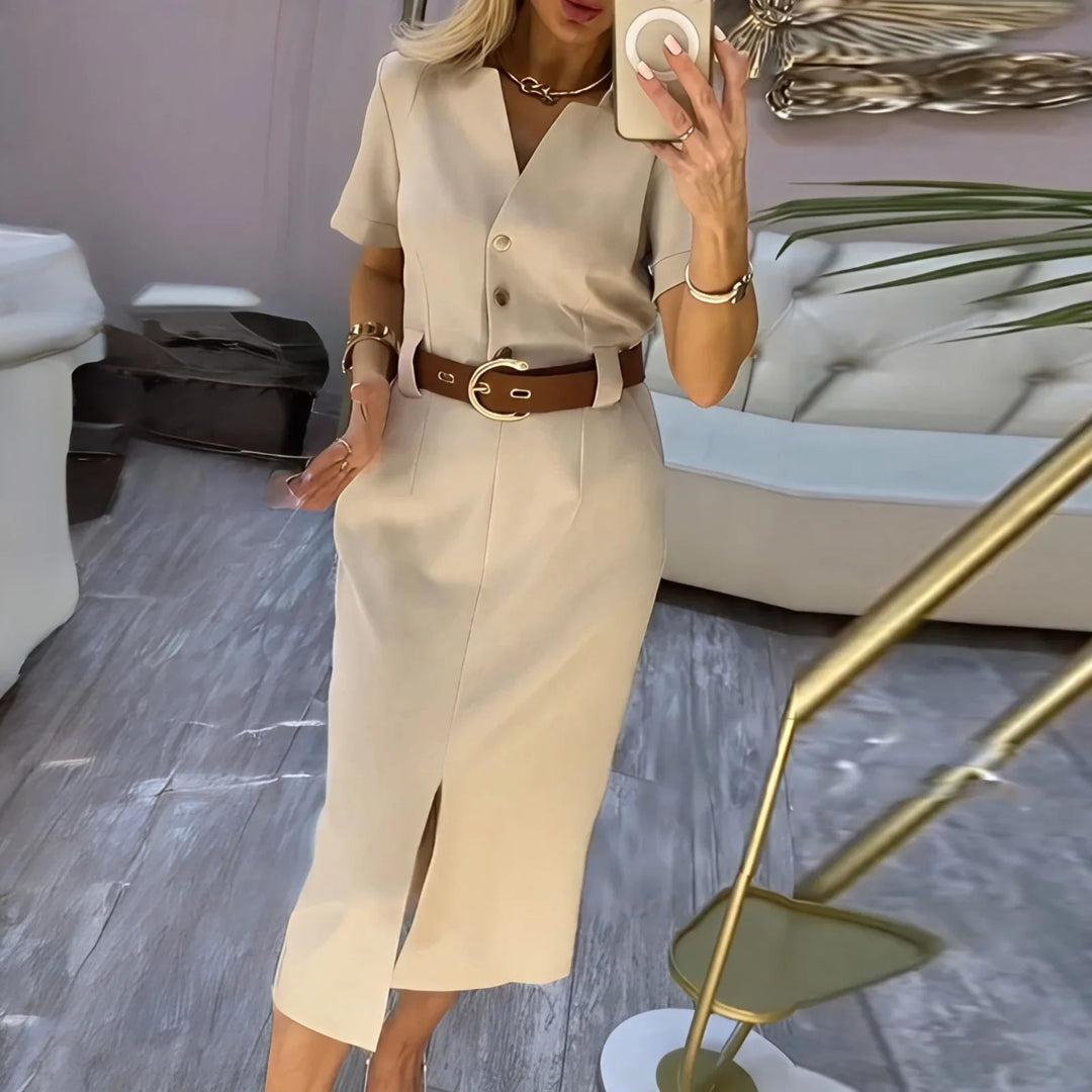 Maite™ Midi Shirt Dress