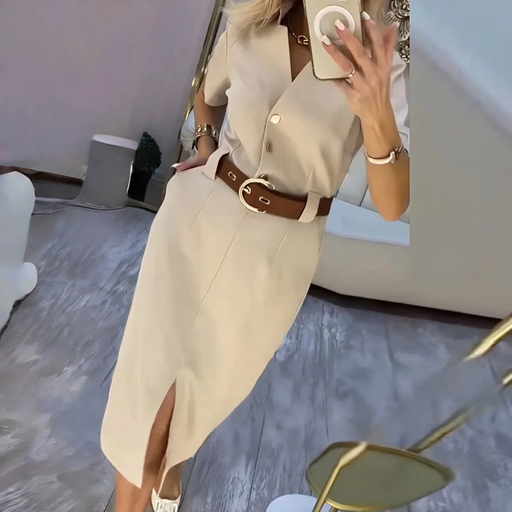 Maite™ Midi Shirt Dress