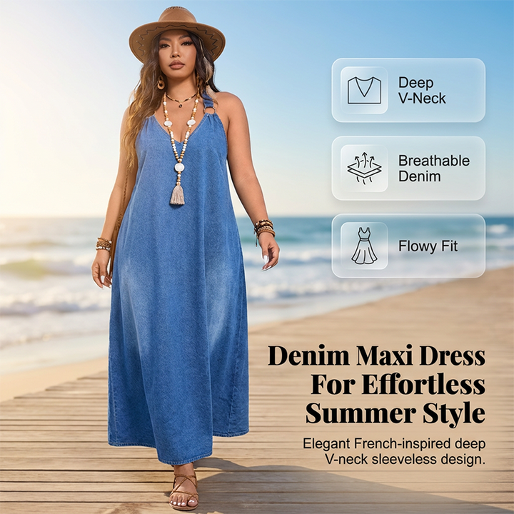 Ruby™ Denim Maxi Dress