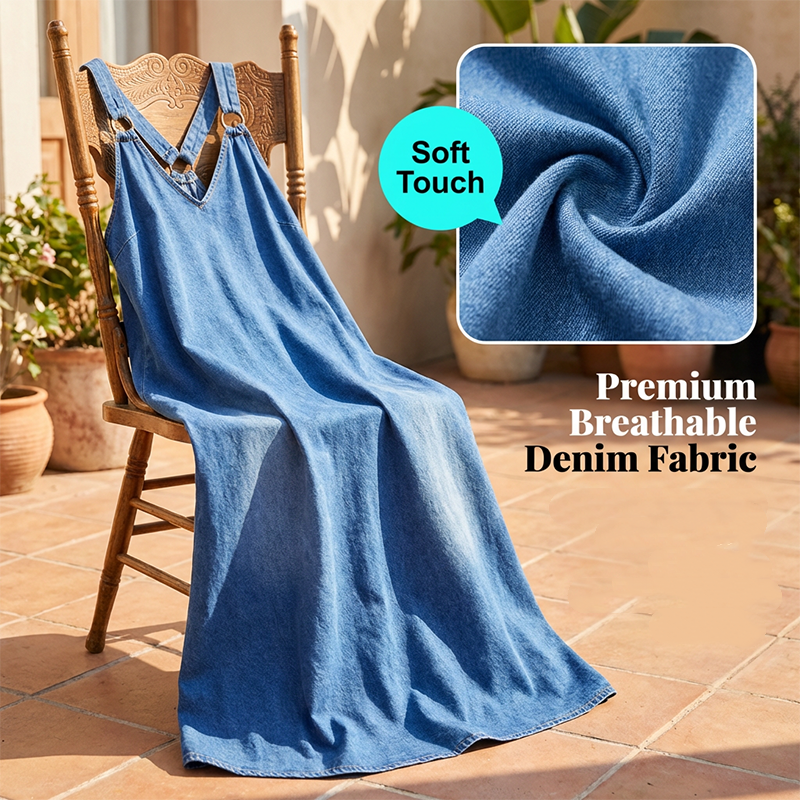 Ruby™ Denim Maxi Dress