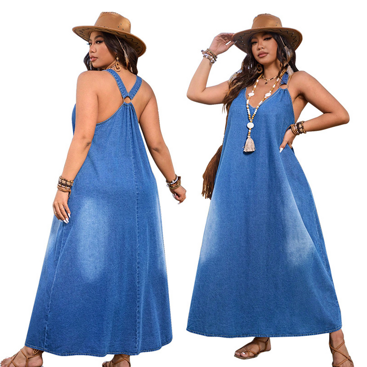 Ruby™ Denim Maxi Dress